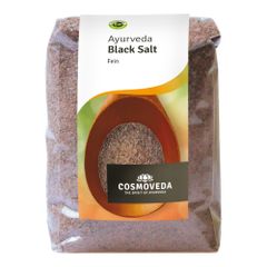 Bio Ayurveda Black Salt 500g - 6er Vorteilspack von Cosmoveda