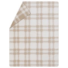Tartan throw 150 x 200 cm – Natural – GRS certified