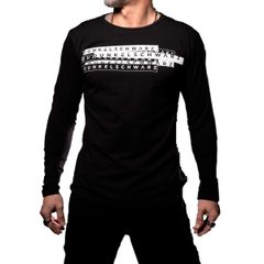 Dunkelschwarz Langarmshirt DS-2 BLOC black - S