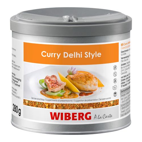 Curry Delhi Style grob ca.280g 470ml - Gewürzmischung von Wiberg
