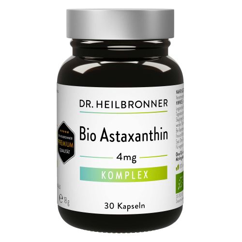 Bio Astaxanthin 4mg Nahrungsergänzungsmittel 30 Kapseln von Dr. Heilbronner