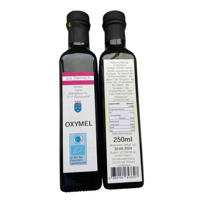 Bio Oxymel 250ml - 6er Vorteilspack von Imkerei Haller