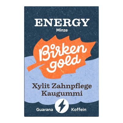 Bio Kaugummi Energy Minze 28g - 20er Vorteilspack von Birkengold