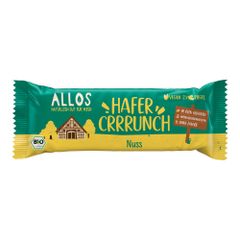 Bio Hafercrrrunch Riegel Nuss 50g - 12er Vorteilspack von Allos