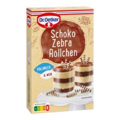 Dr. Oetker Schoko Zebra Röllchen 75g