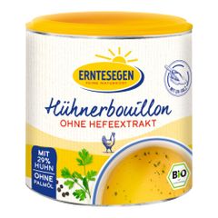 Bio Hühnerbouillon ohne Hefe 120g - 6er Vorteilspack von Erntesegen