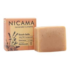 Bio Dusch-Seife Lavendel-Limette 100g - 6er Vorteilspack von Nicama
