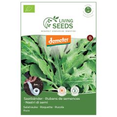 Bio Saatband im Beutel Rucola 6.23g Saatgut von Living Seeds