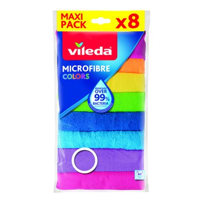 Microfaser Colors Tücher 8ct von Vileda