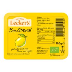 Bio Zitronat 100g - 10er Vorteilspack von Lecker's
