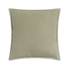 Kissenhülle Uni 40 x 40 cm - Salbei - GRS zertifiziert - von David Fussenegger