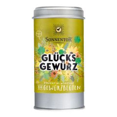 Bio Glücks Gewürz Blüten Zubereitung Streudose 28g