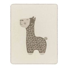 Babydecke Alpaka 75 x 100 cm - Rauch - GRS zertifiziert - von David Fussenegger