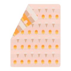Babydecke Gelato Dreams 70 x 90 cm - Altrosa - GRS zertifiziert - von David Fussenegger