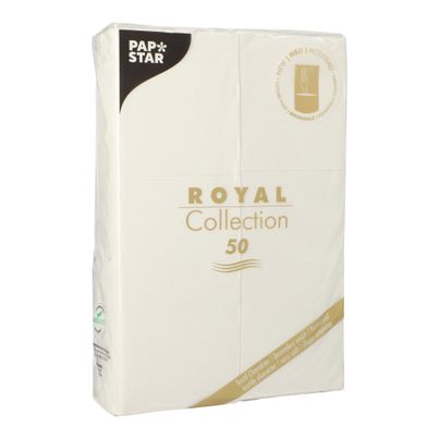 Bestecktaschen weiss 50ct von Papstar