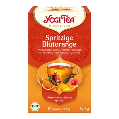 Bio Spritzige Blutorange á 2g - 6er Vorteilspack von Yogi Tea