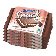 Manner Snack Minis Milk Chocolate 5x25g