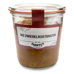 Bio Zwiebelrostbraten 460g - Fertiggericht von Hartls Kulinarikum