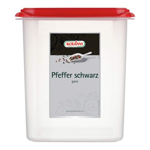 Pfeffer schwarz ganz inkl Gastrobox 2000g von Kotanyi