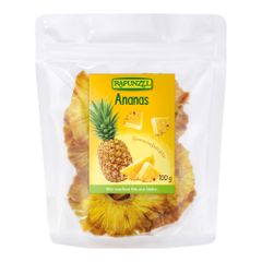 Bio Ananasringe getrocknet 100g - 10er Vorteilspack von Rapunzel Naturkost