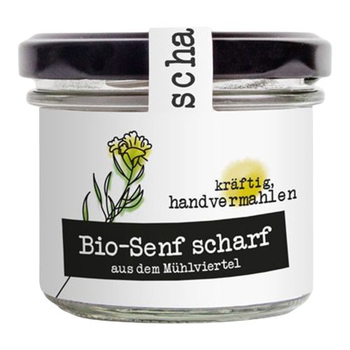 Bio Senf scharf 110g - 9er Vorteilspack von Farmgoodies