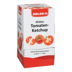 Ketchup Portionen 100x20g von Selex