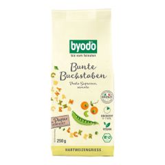 Bio Buchstabennudeln bunt 250g von Byodo