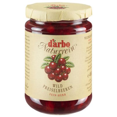 Darbo Naturrein Wildpreiselbeeren Kompott 400g