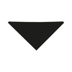 Halstuch schwarz 71x71x100cm von Karlowsky Andmore