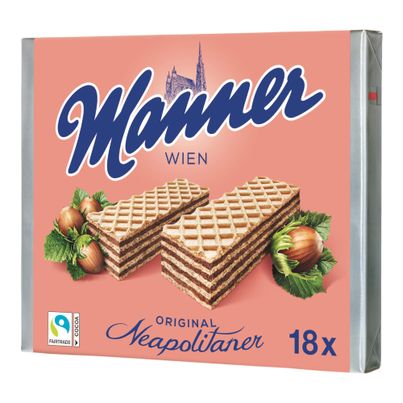 Manner Neapolitaner Schnitten - Großpackung - 18er Geschenkpackung - 1350g