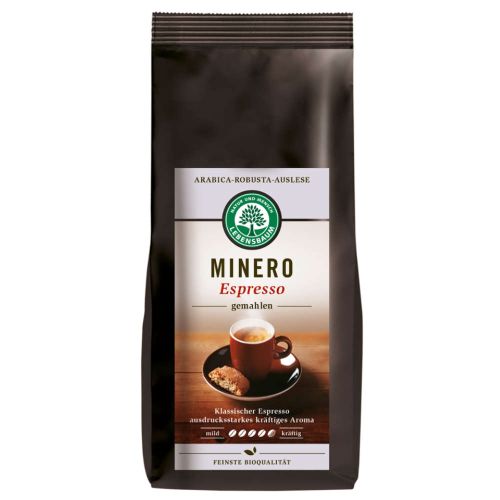 Bio Minero Espresso gemahlen 250g von LEBENSBAUM