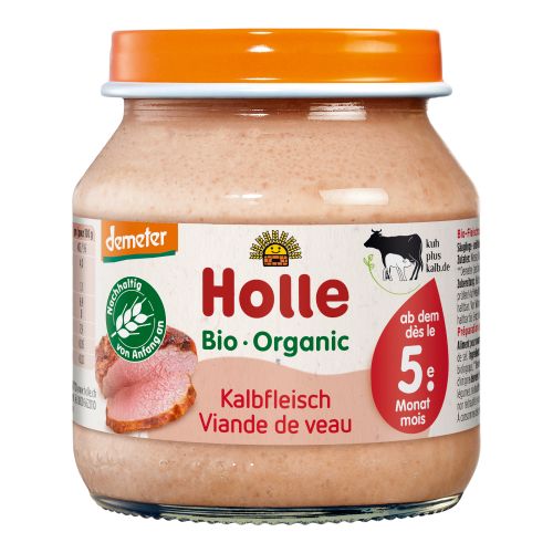 Organic baby food veal 125g - value pack of 6 from Holle