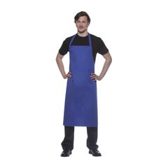 Latzschürze Basic blau 3er von Karlowsky Pure