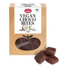 Bio Vegan Choco Bites Kokos 200g - 6er Vorteilspack von Keimling Naturkost