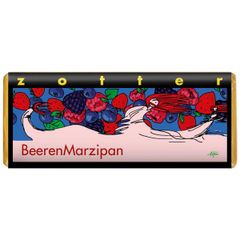Organic chocolate berries marzipan 70g - 10 pieces benefit pack from Zotter