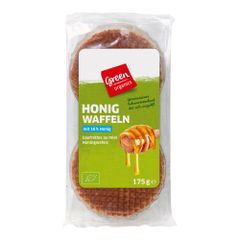 Bio Honigwaffeln 175g - 9er Vorteilspack von Green Organics