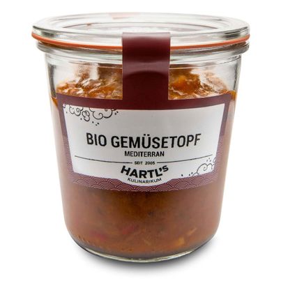 Mediterraner Bio Gemüsetopf 460g - Fertiggericht von Hartls Kulinarikum