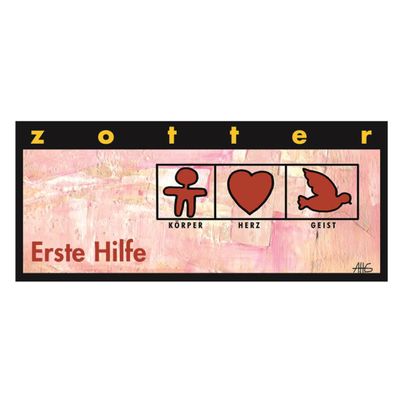 Organic chocolate first aid 70g - 10 pieces benefit pack from Zotter