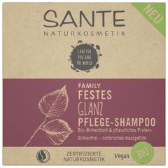 Bio Festes Shampoo Birke  60g - spendet Glanz und Geschmeidigkeit - milde Reinigung - stärkende Wirkung von Sante Naturkosmetik