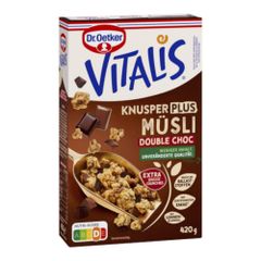 Dr. Oetker Vitalis KnusperPlus Double Chocolate 420g
