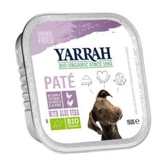 Bio Yarrah Hundefutter Paté Truthahn Aloe Vera 150g - 12er Vorteilspack - Tierfutter von Yarrah