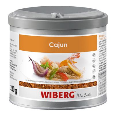 Cajun spice preparation approx. 280g 470ml from Wiberg