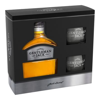 Gentleman Jack Whiskey + Glas 700ml von Jack Daniels