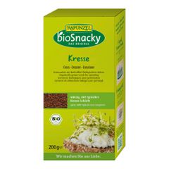 Bio bioSnacky Kresse Keimsaat 200g - 4er Vorteilspack von bioSnacky - Rapunzel