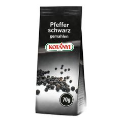 Pfeffer schwarz gemahlen 70g von Kotanyi