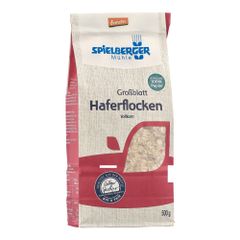 Bio Haferflocken Großblatt 500g - 6er Vorteilspack von Spielberger Mühle