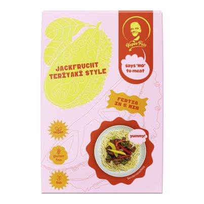 Bio Jackfrucht Teriyaki Style 250g - 6er Vorteilspack von Vegan Pete