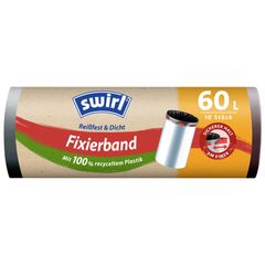 Müllsäcke Fixierband 60 l 10Stück von Swirl