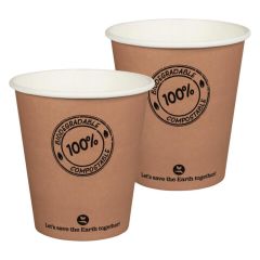 BIO Trinkbecher Karton 250 ml 50 Stück Packung