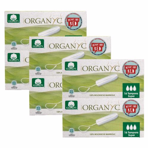 6er Set Organyc Bio-Tampons super